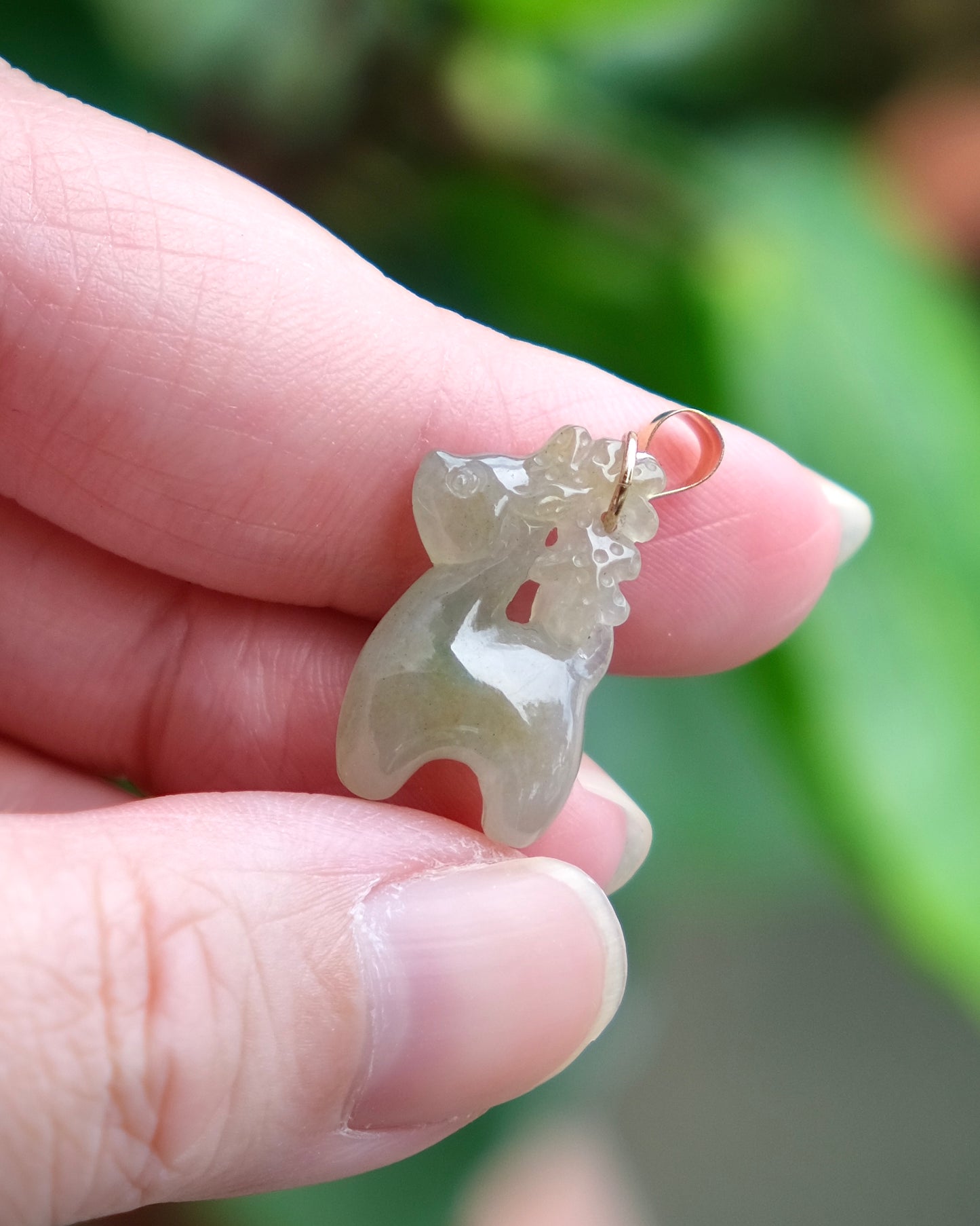 Serenity Deer - Jade Pendant