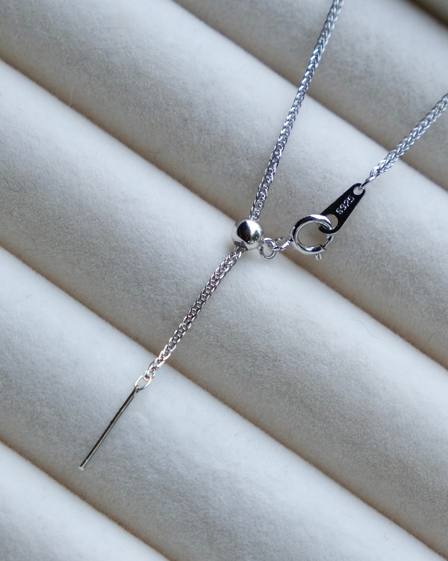 Interlace Flow Chain - Adjustable Necklace (S925 Silver)