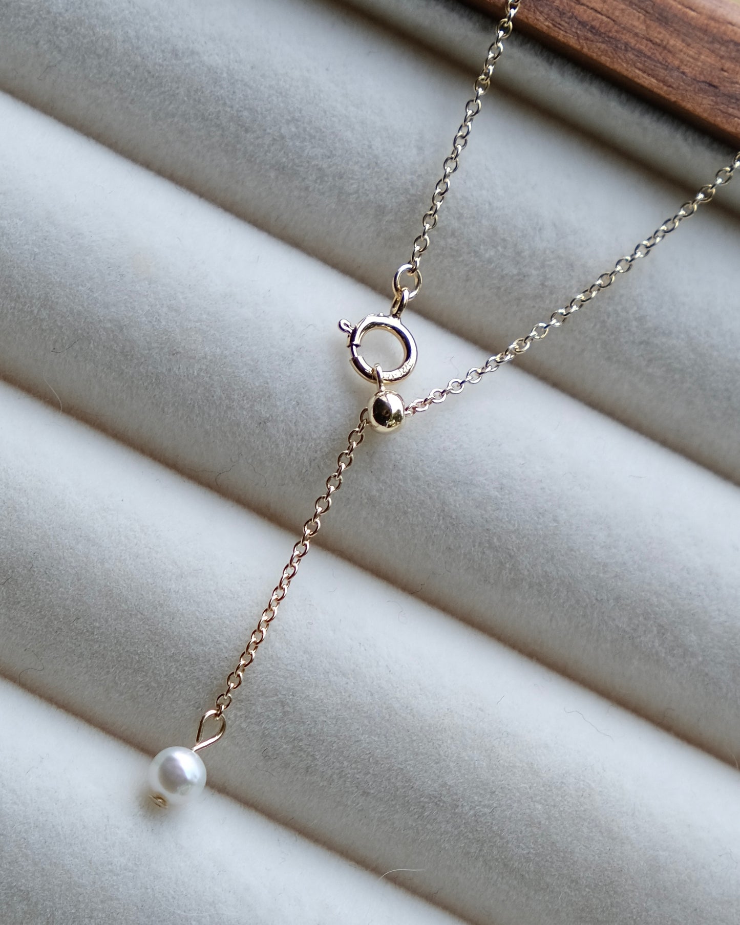 Lustre Chain - Adjustable Necklace (14KGF)