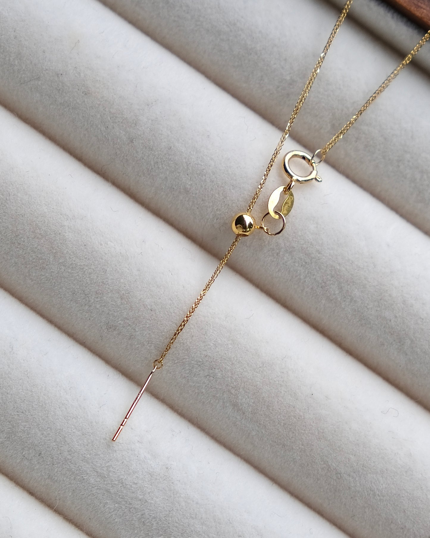 Fine Flow Chain - Adjustable Necklace (18K Gold)