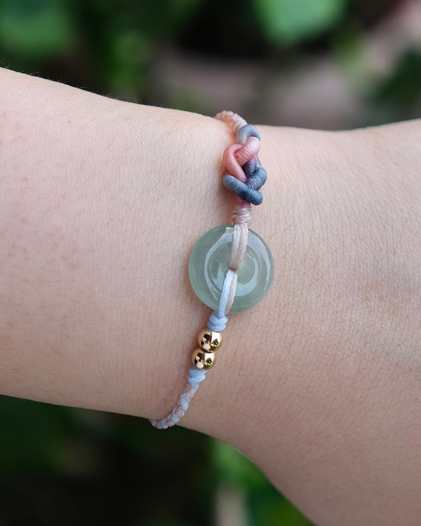 Mist Green Pi Jade Bracelet – Ruyi Weave Signature