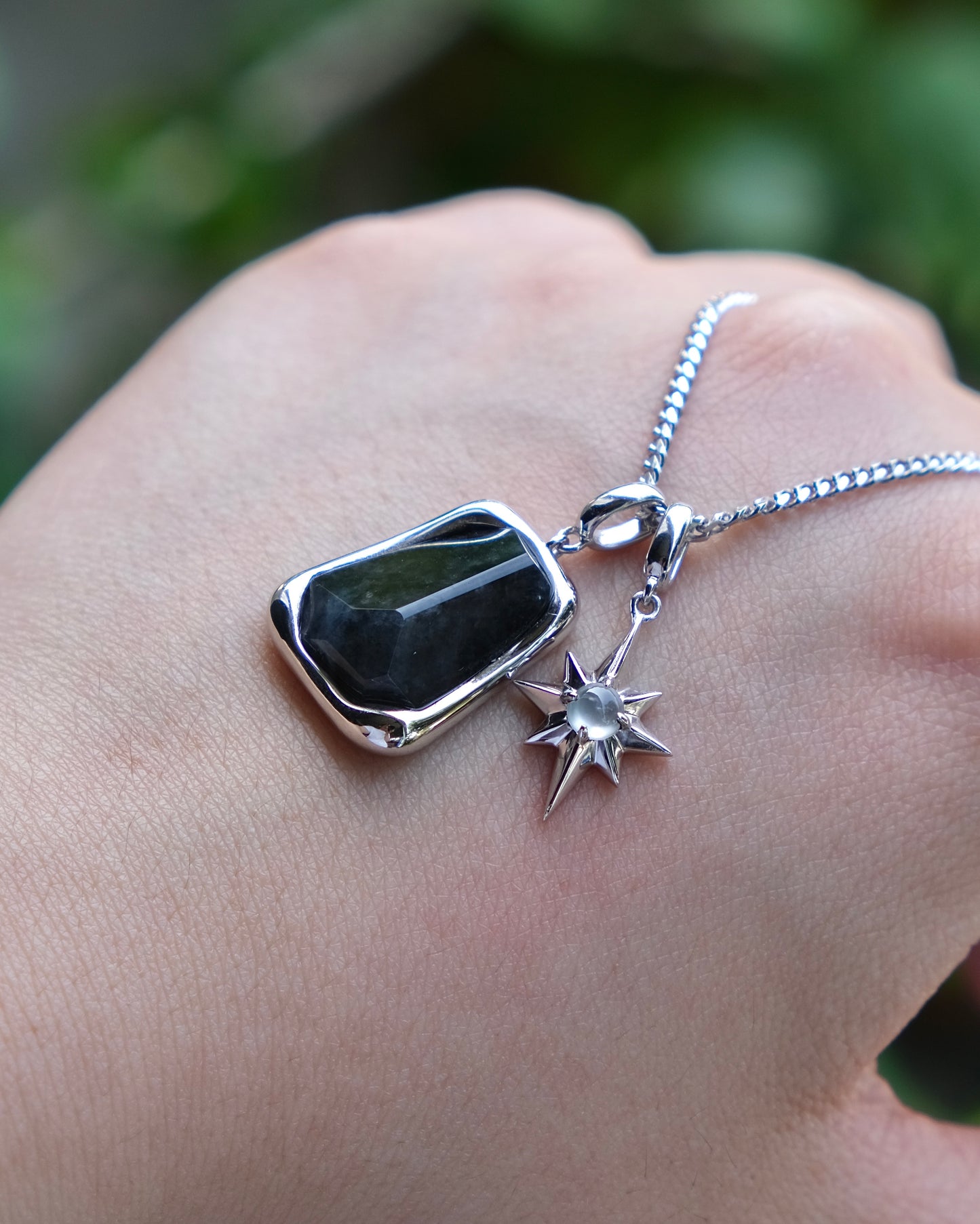 Nocturne Duo - Jade Pendant