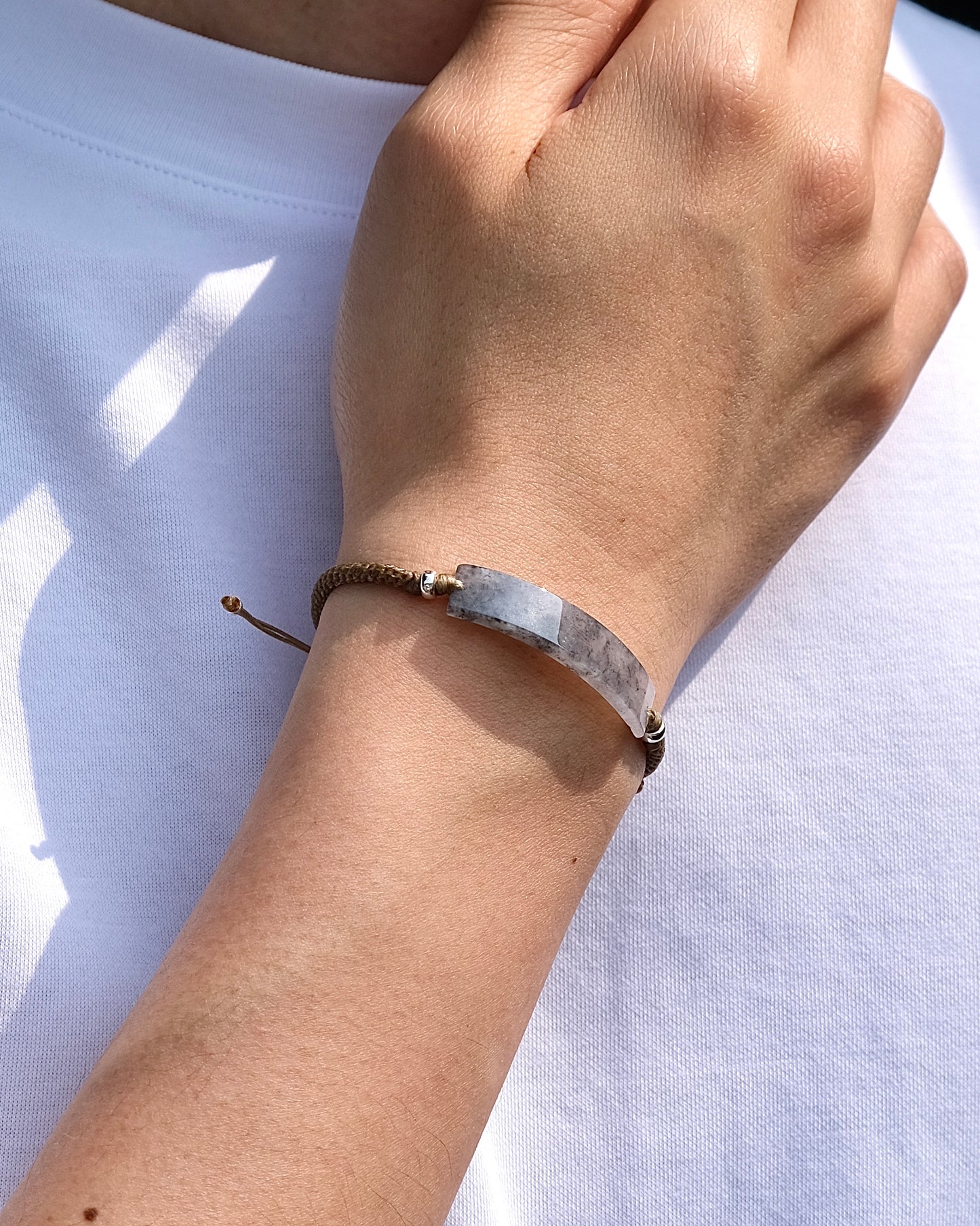 Mo Yun Curved - Jade Bracelet