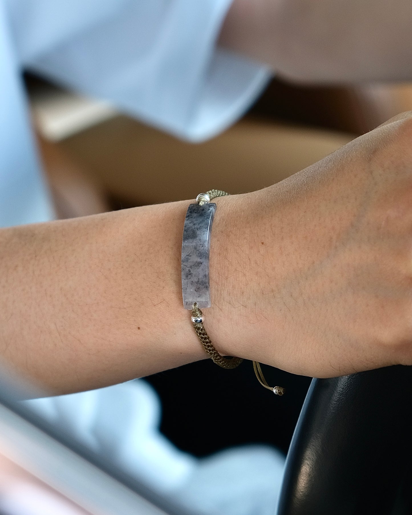Mo Yun Curved - Jade Bracelet
