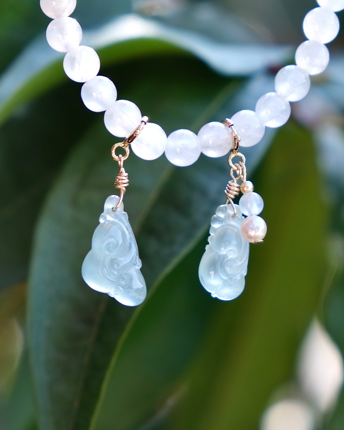 Ruyi in Mist - Jade Pendant