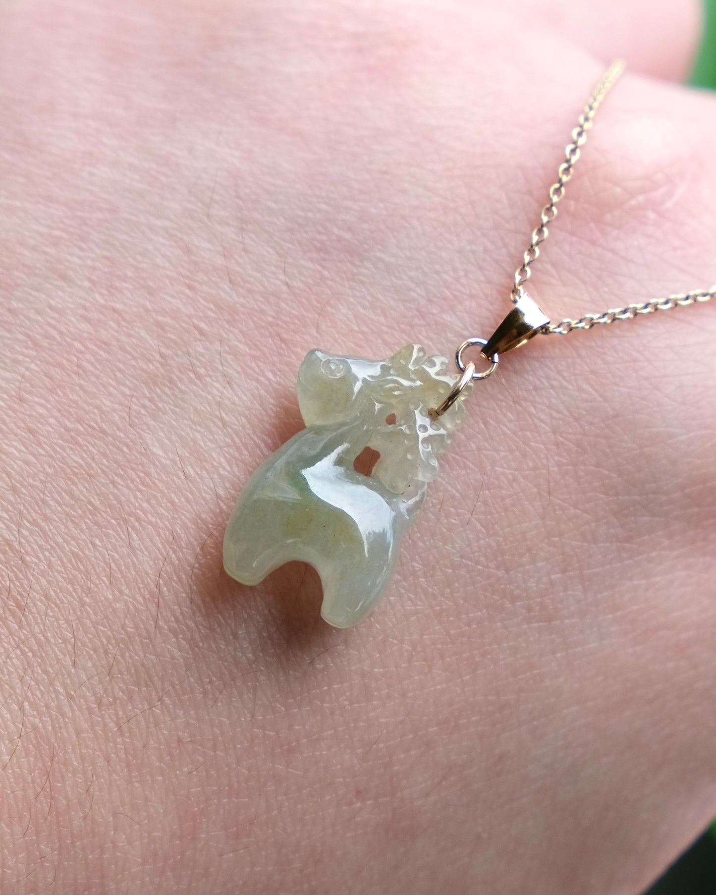Serenity Deer - Jade Pendant