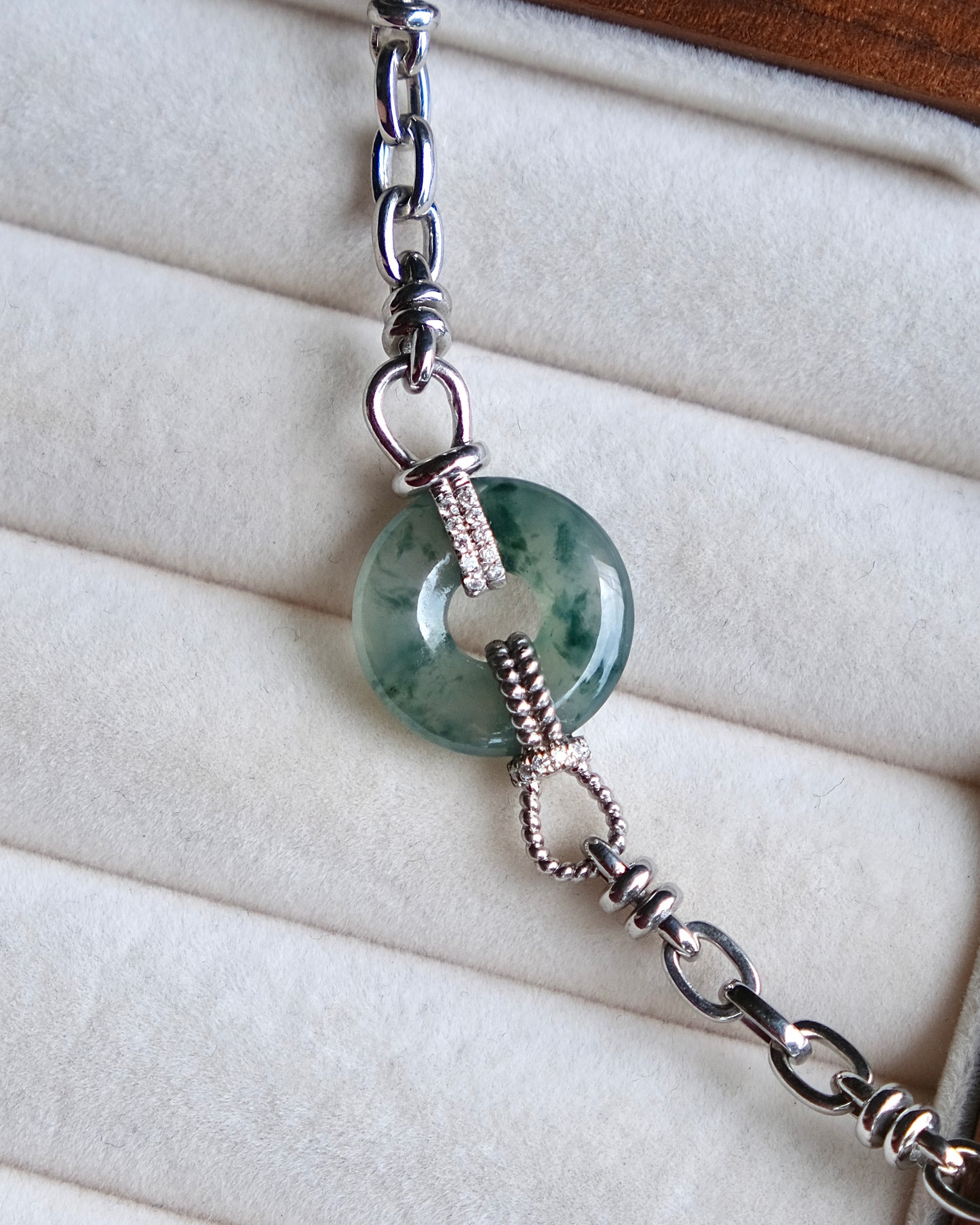 Axis Jade Bracelet (S925 Silver)