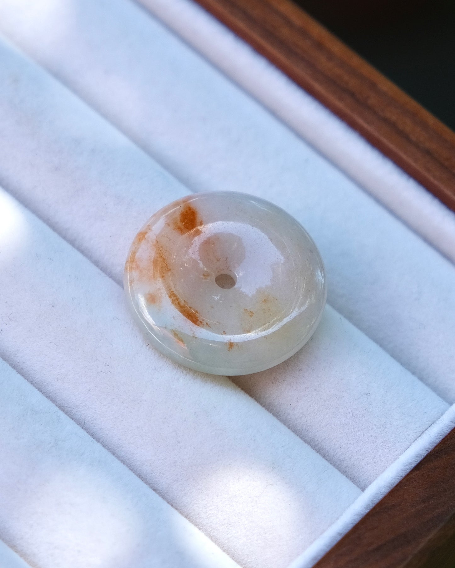 Golden Horizon - Jade Pi Disc Necklace
