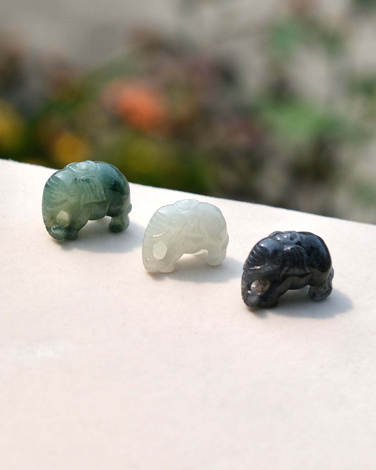 Xiang Yun - Jade Elephant Necklace