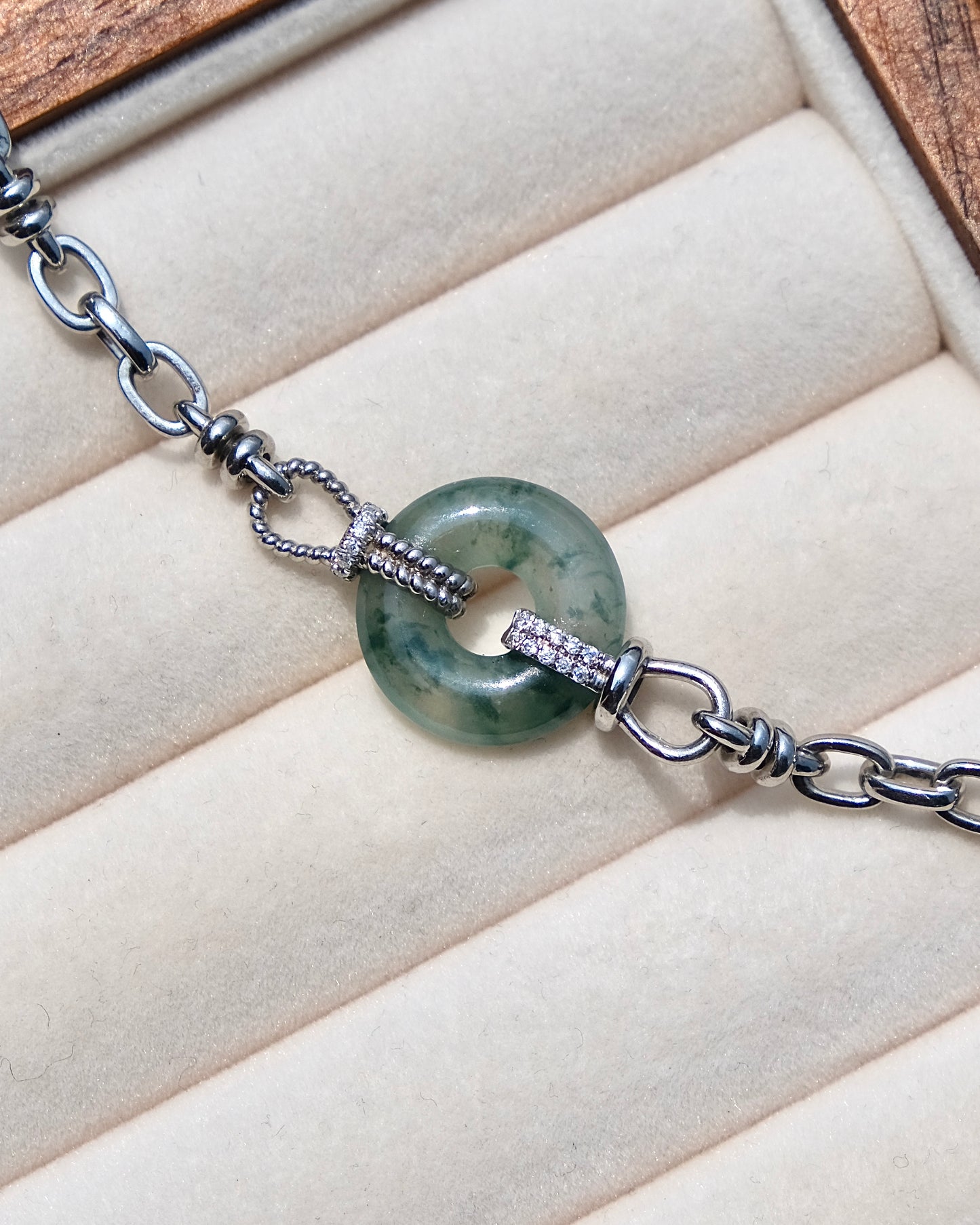 Axis Jade Bracelet (S925 Silver)