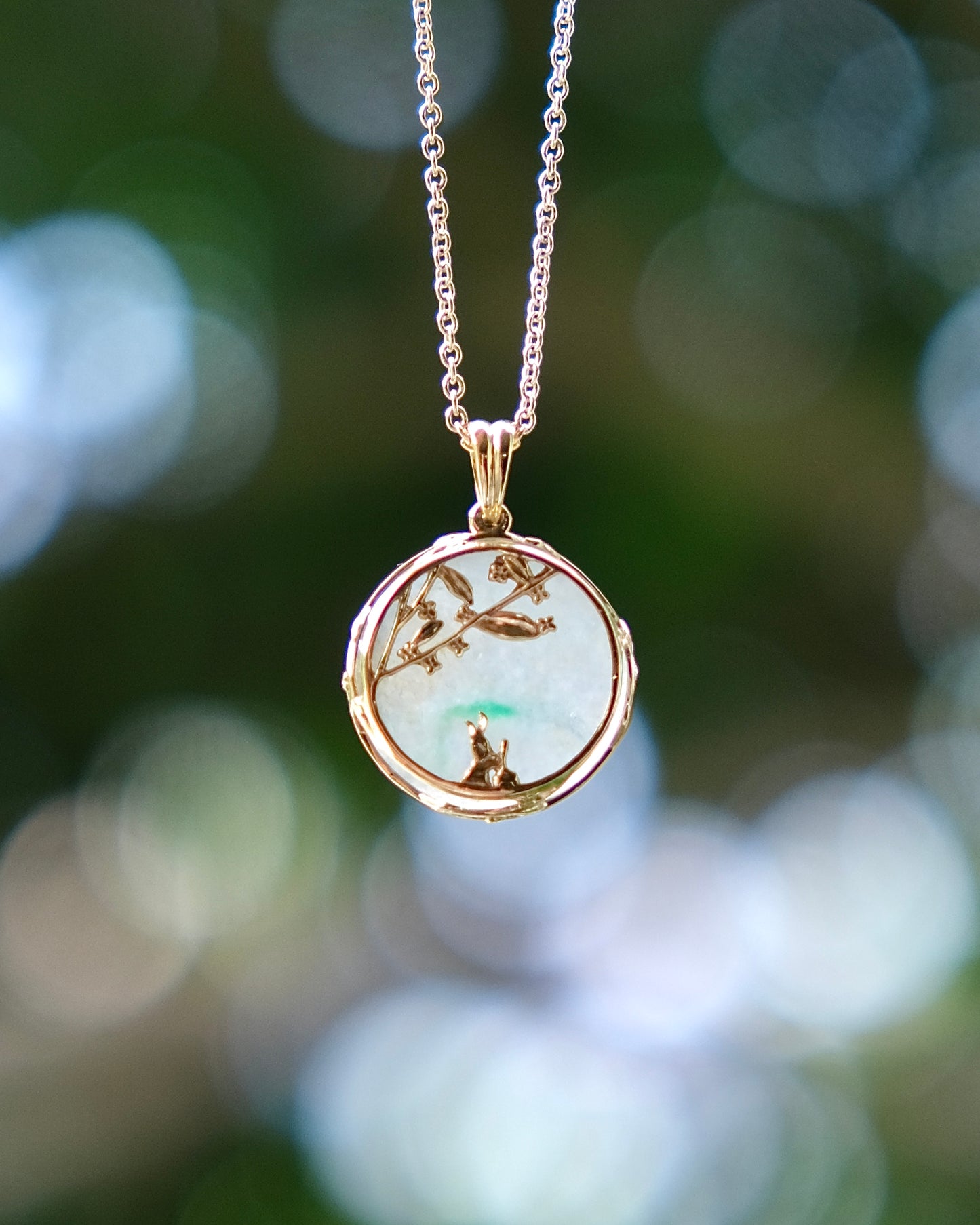 Osmanthus Reverie Jade Pendant