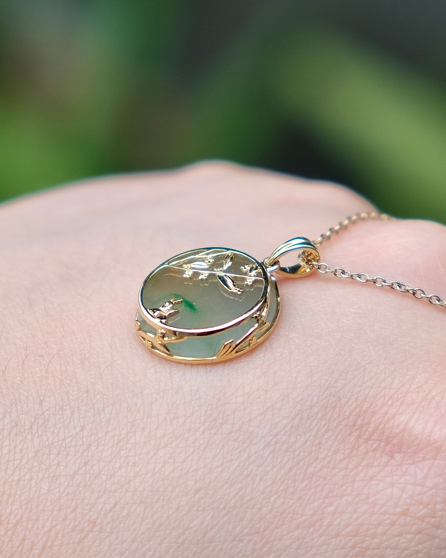 Osmanthus Reverie Jade Pendant