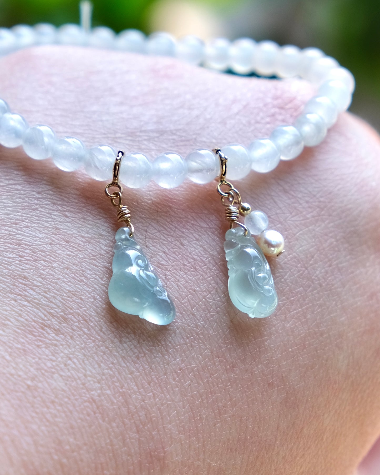 Ruyi in Mist - Jade Pendant
