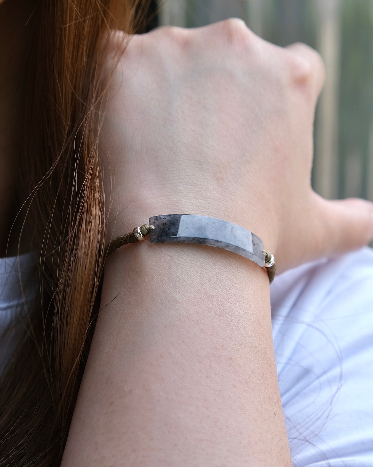Mo Yun Curved - Jade Bracelet