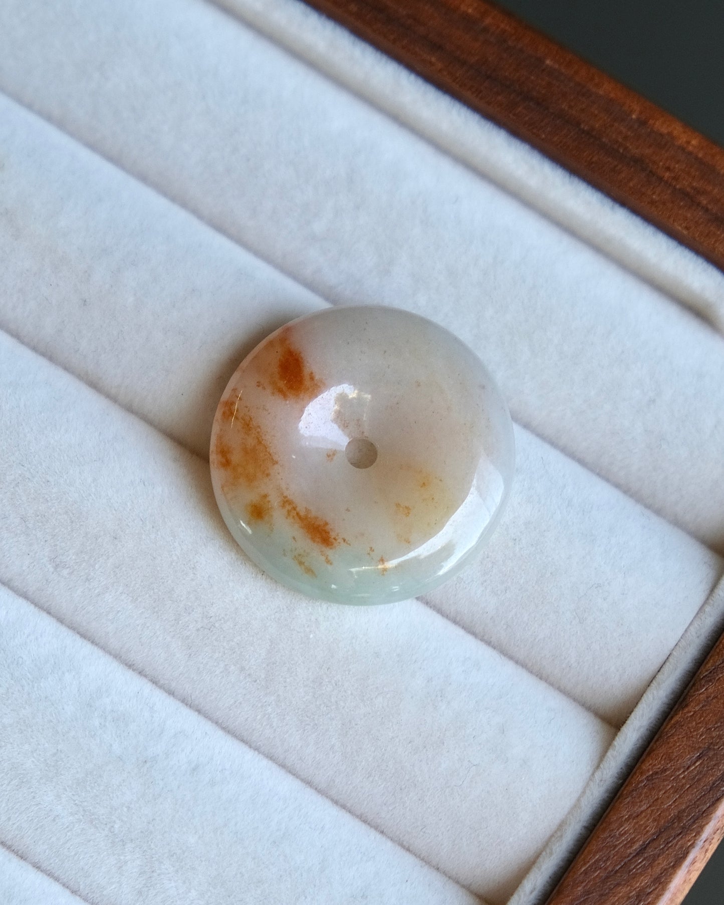 Golden Horizon - Jade Pi Disc Necklace