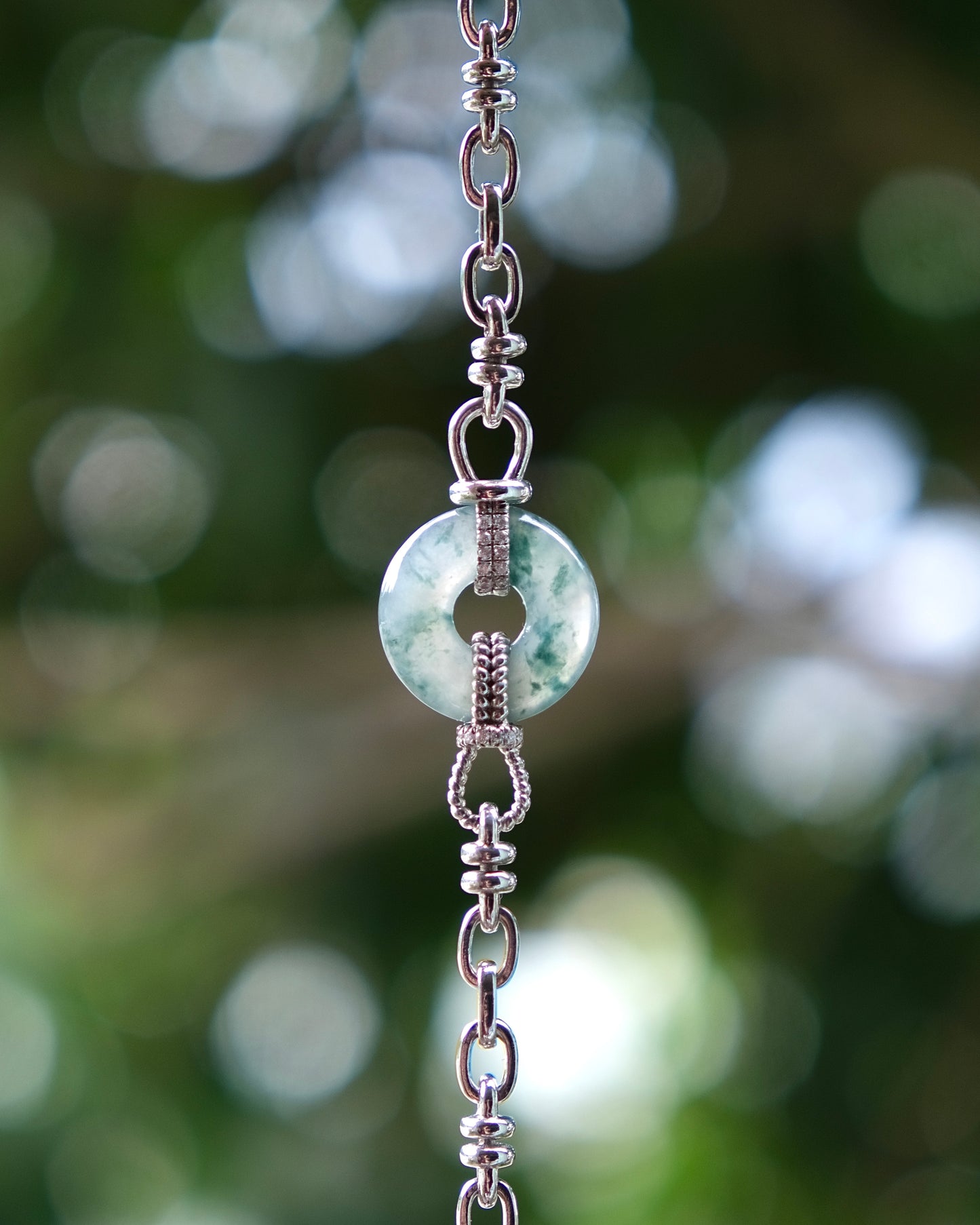 Axis Jade Bracelet (S925 Silver)