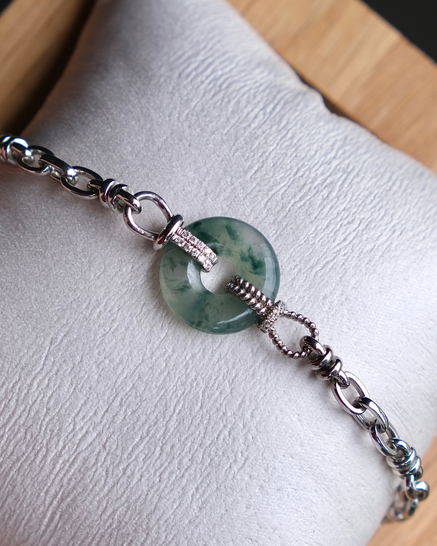 Axis Jade Bracelet (S925 Silver)