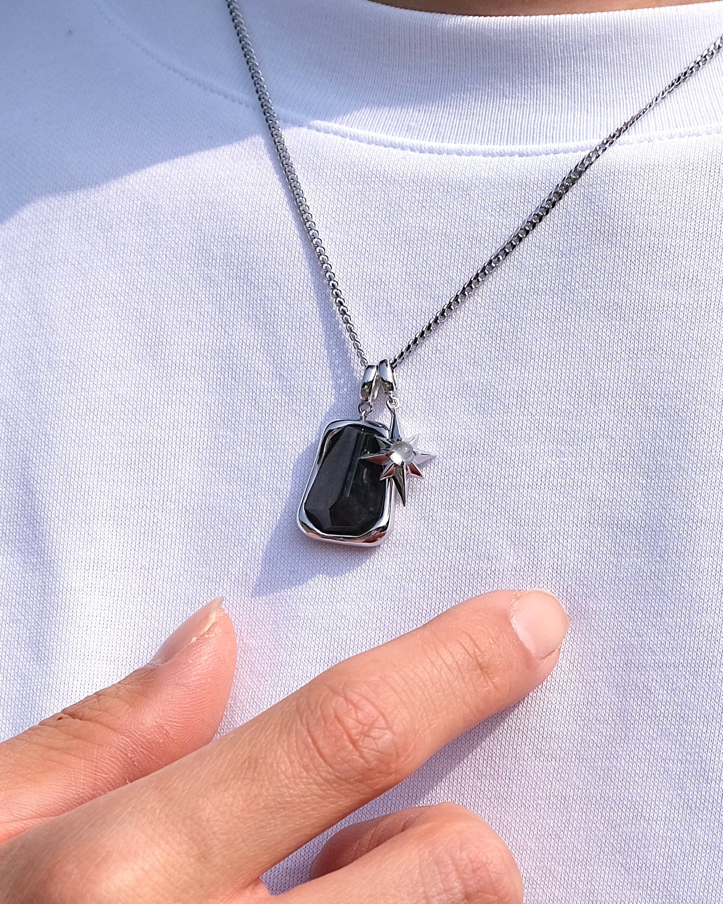 Nocturne Duo - Jade Pendant