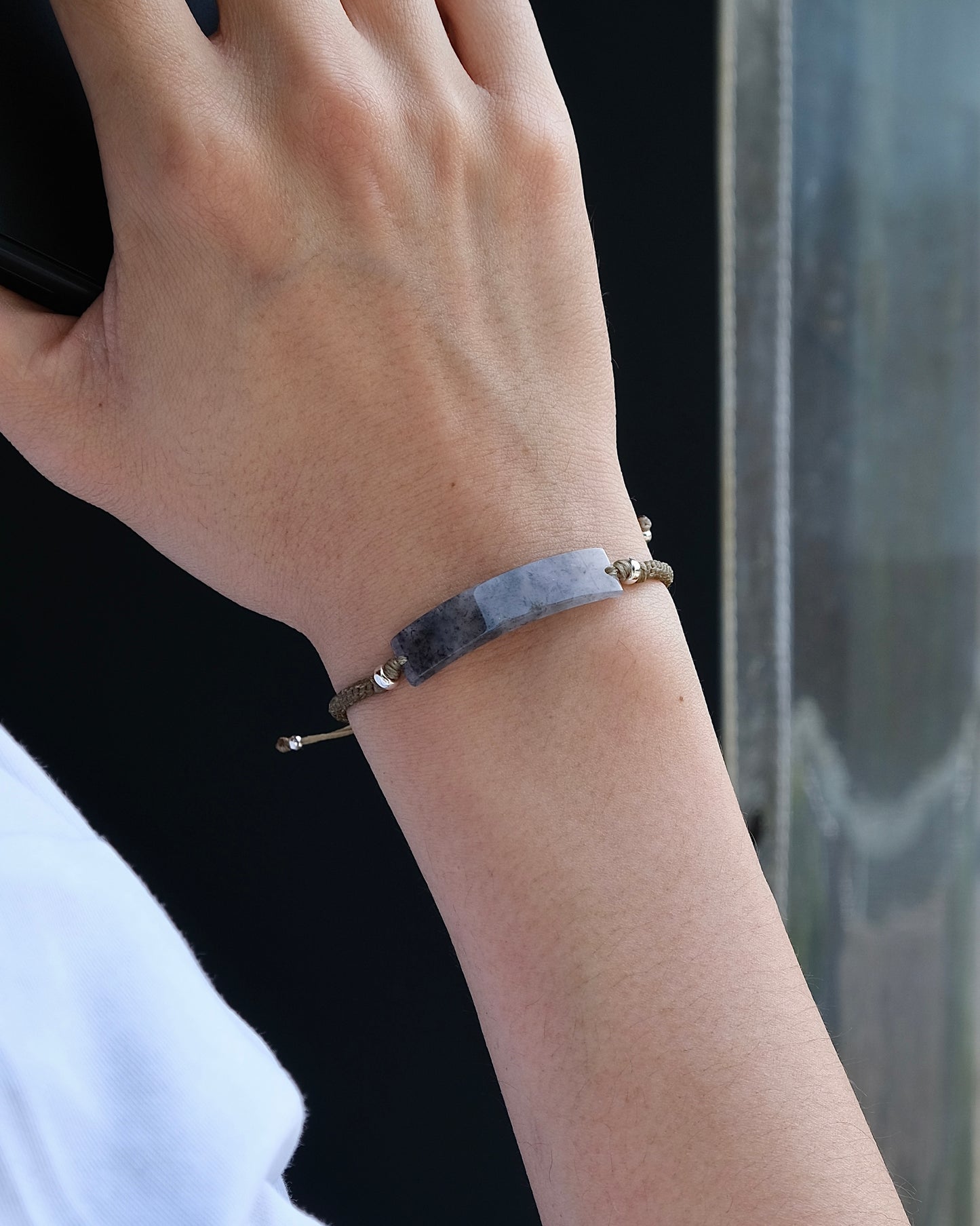 Mo Yun Curved - Jade Bracelet