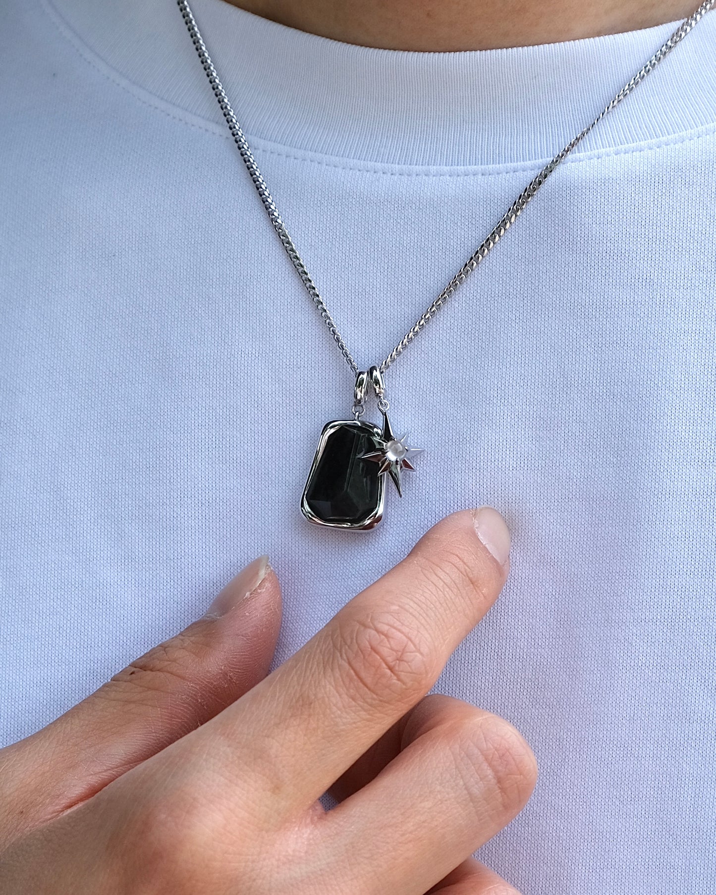 Nocturne Duo - Jade Pendant