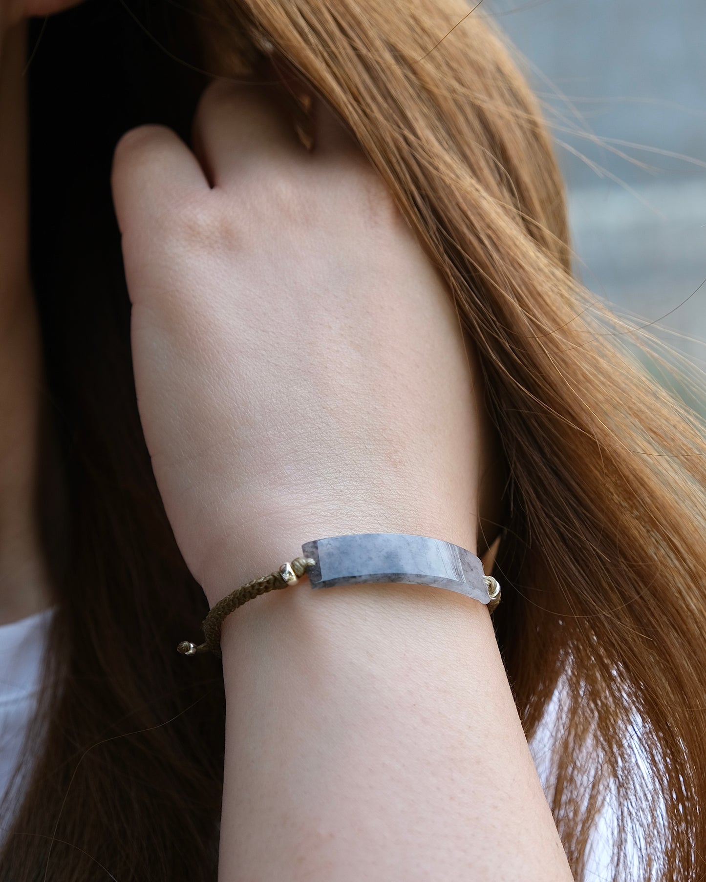 Mo Yun Curved - Jade Bracelet