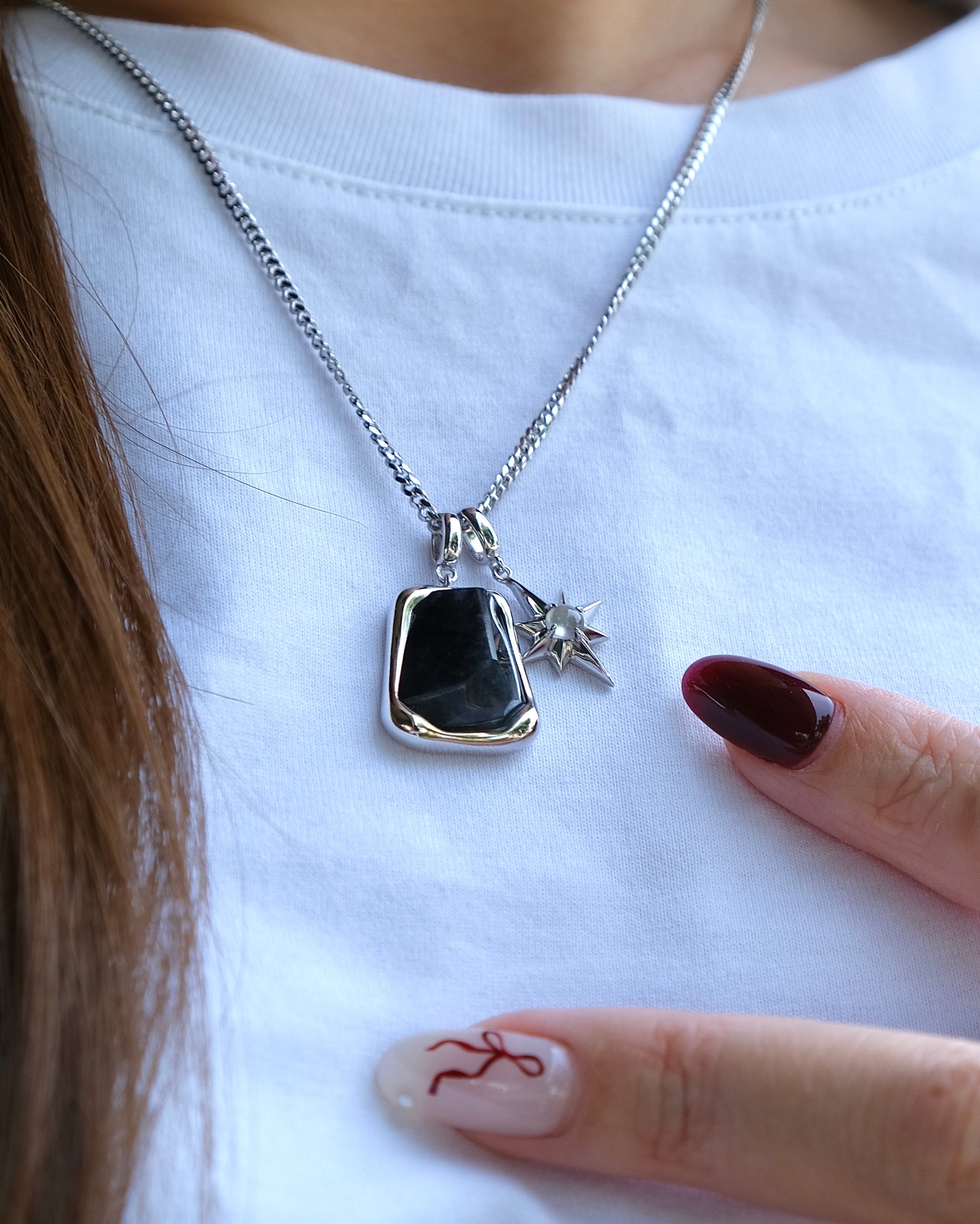 Nocturne Duo - Jade Pendant