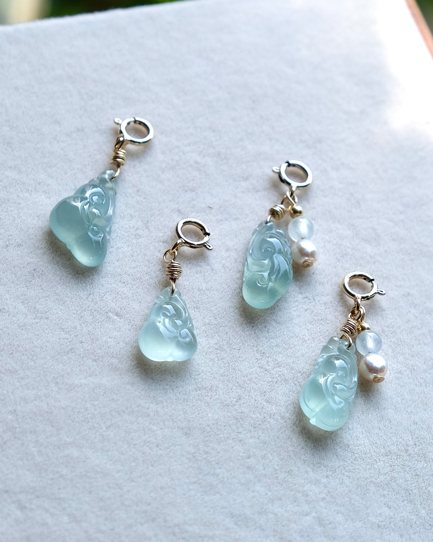 Ruyi in Mist - Jade Pendant