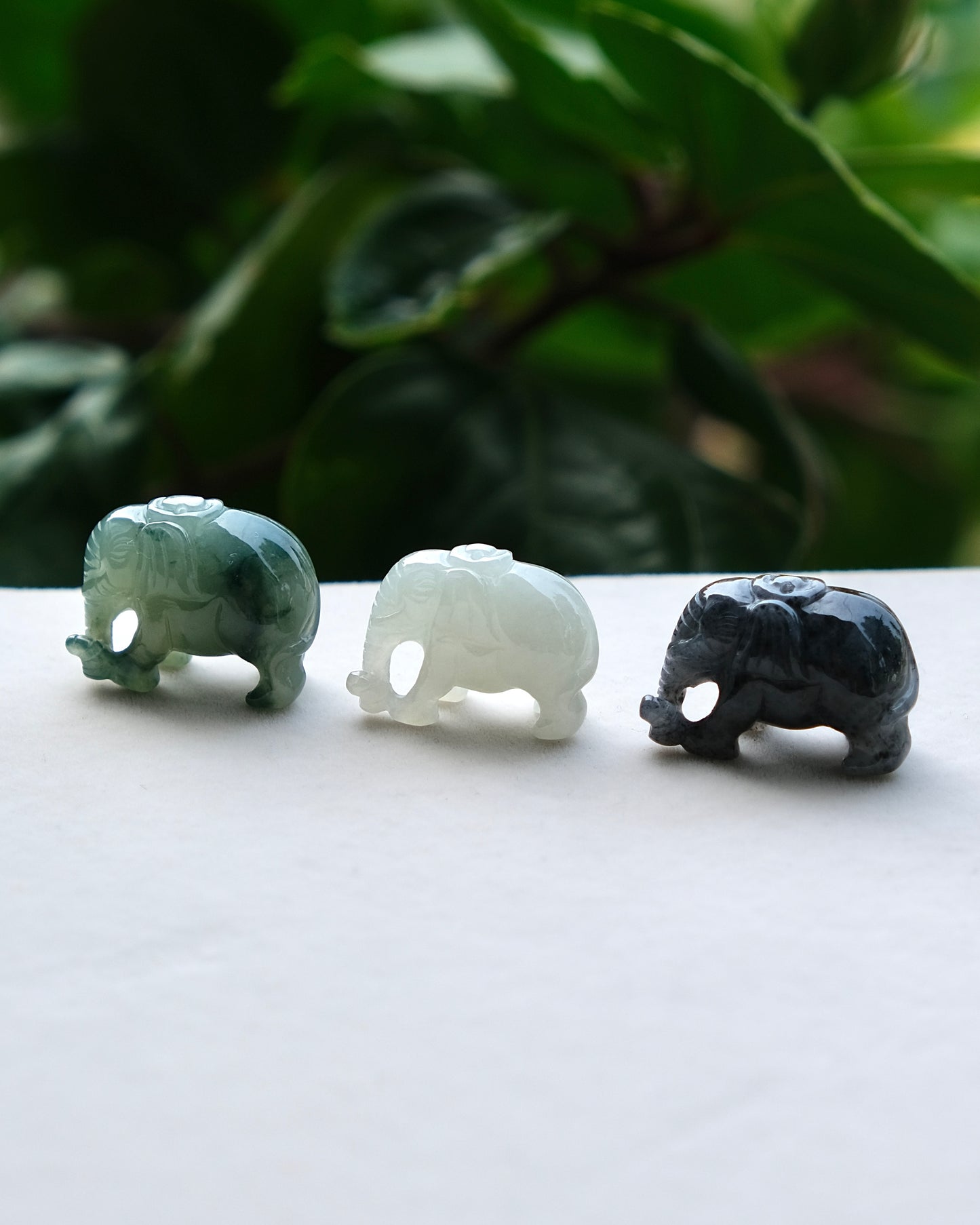 Xiang Yun - Jade Elephant Necklace