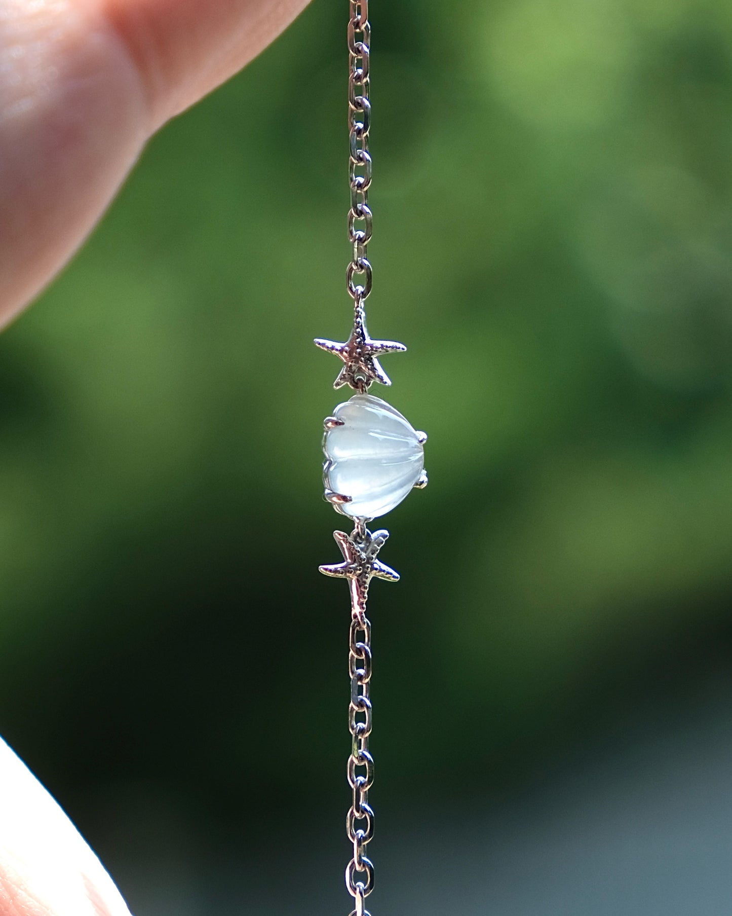 Ocean Light - Icy Jade Bracelet (S925 Silver)