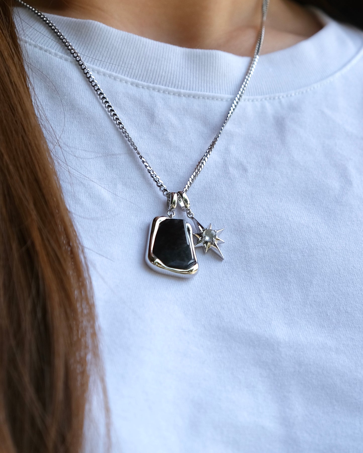Nocturne Duo - Jade Pendant