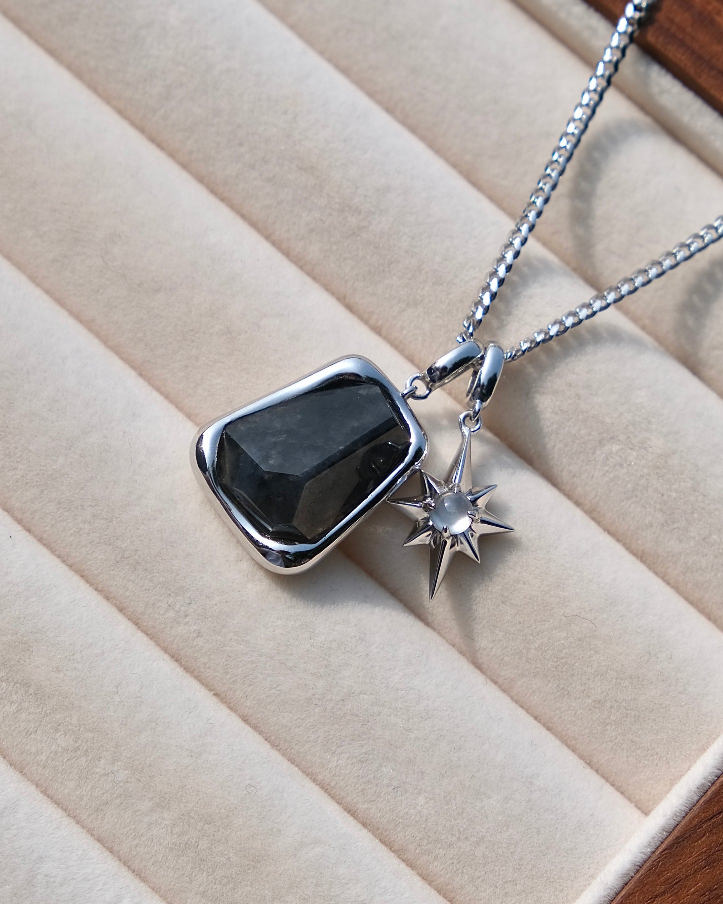 Nocturne Duo - Jade Pendant