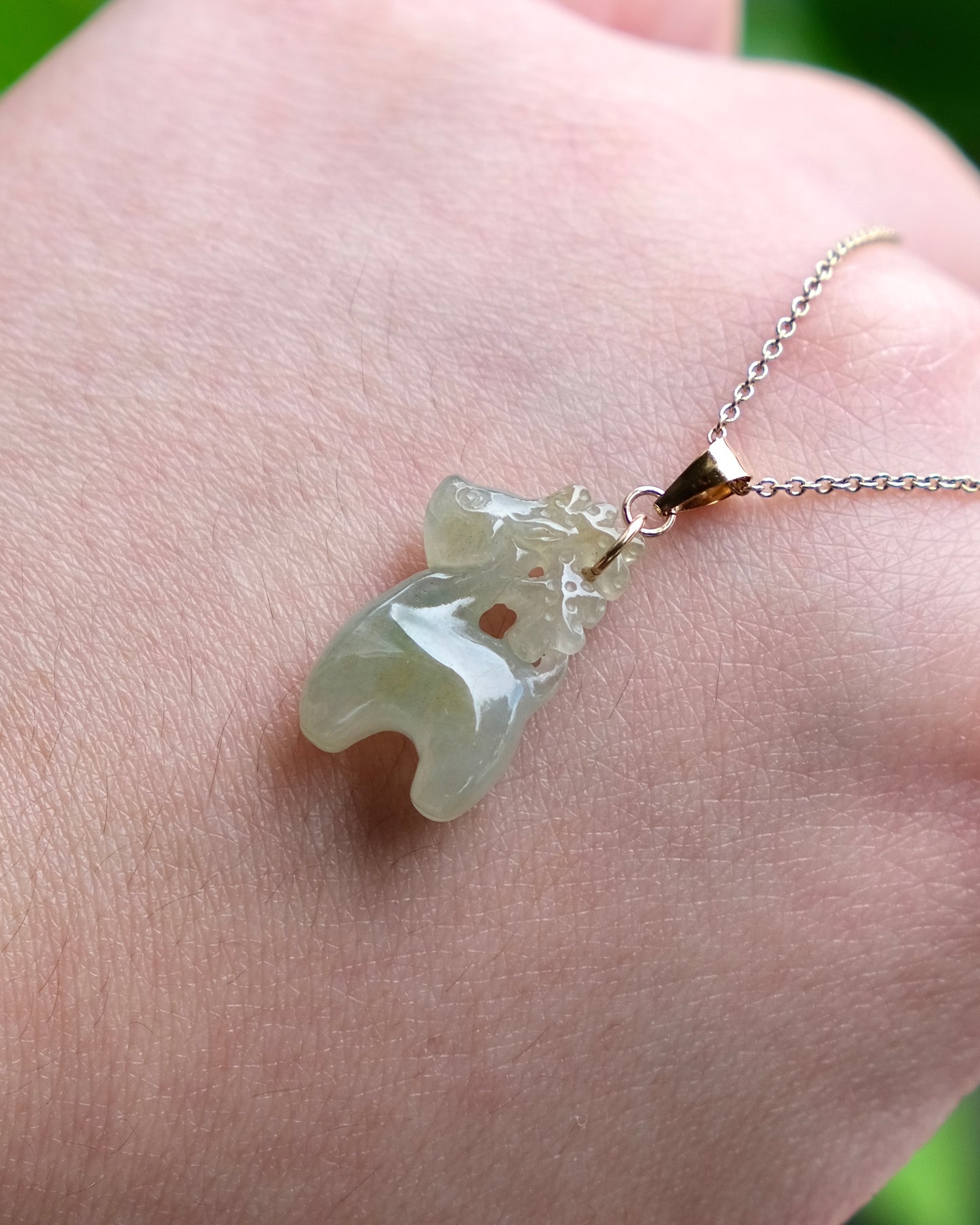 Serenity Deer - Jade Pendant