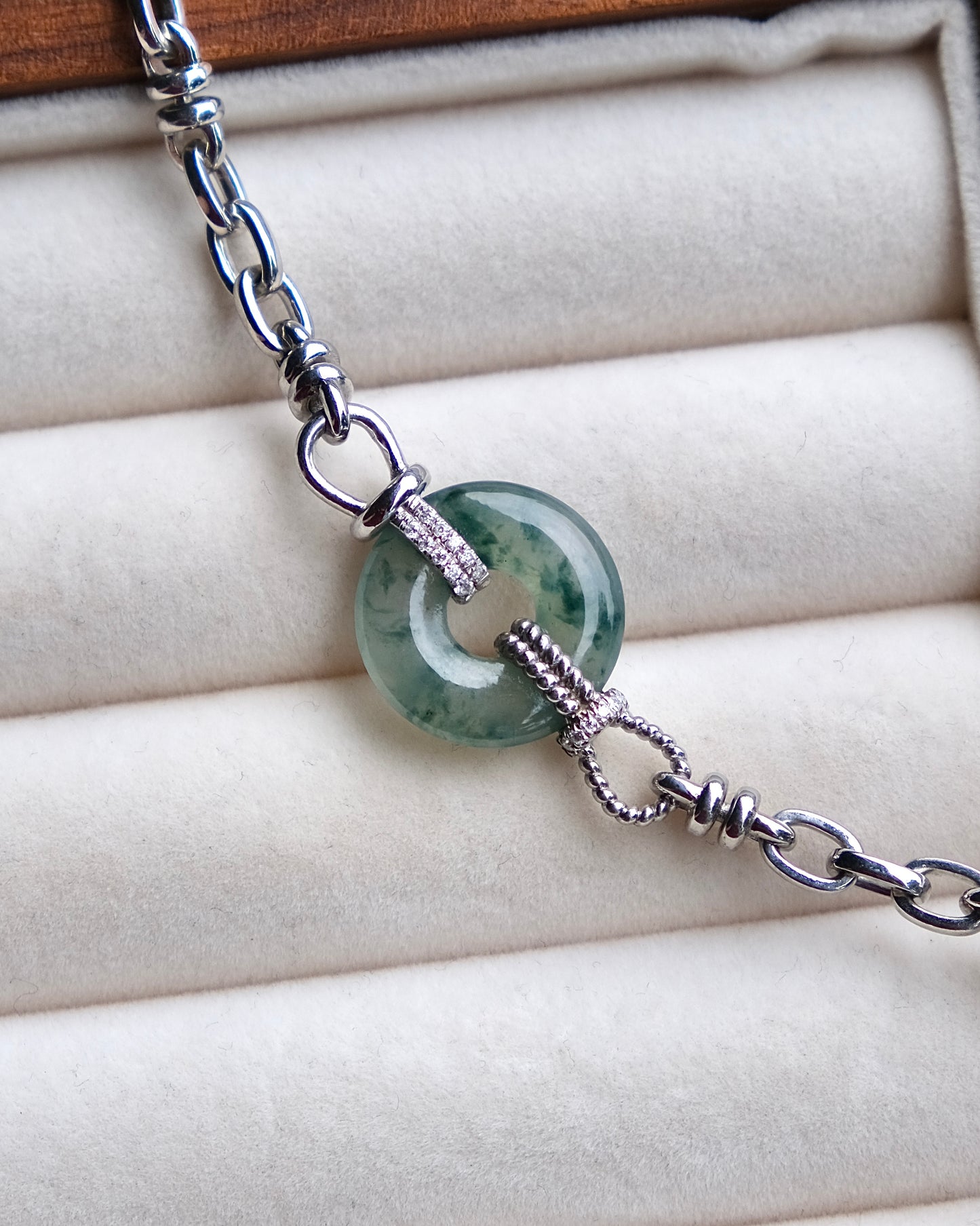 Axis Jade Bracelet (S925 Silver)