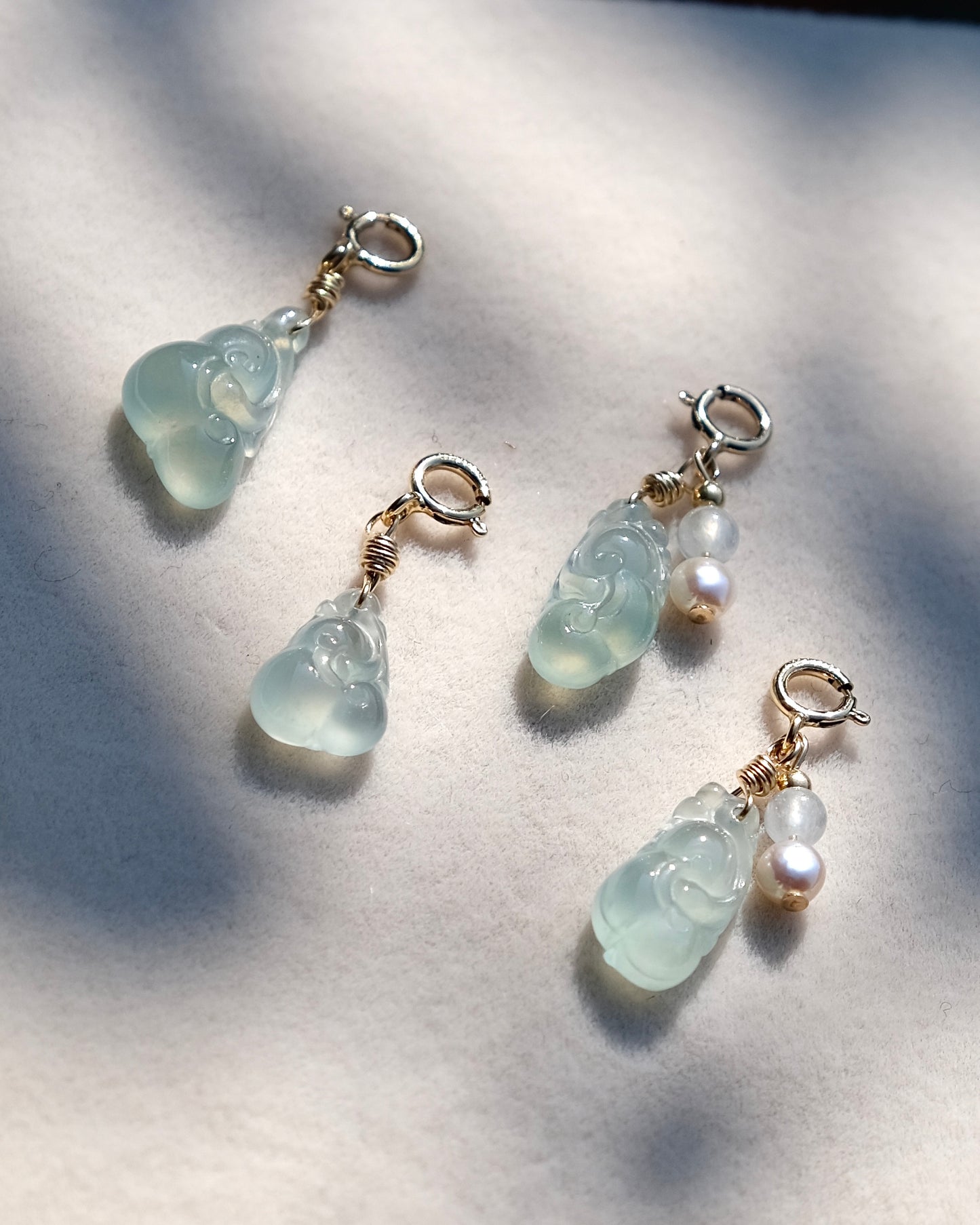 Ruyi in Mist - Jade Pendant