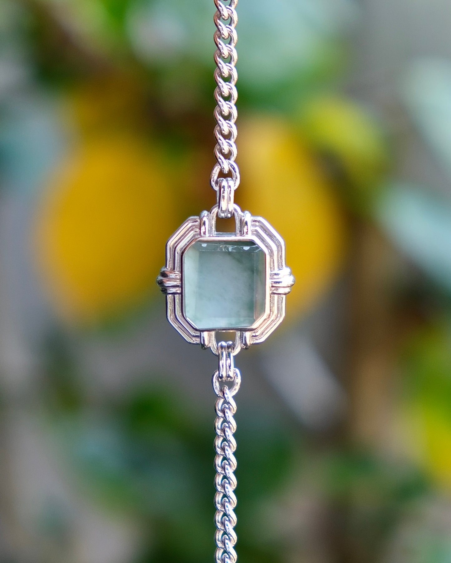 EXCEPTIONAL Mist Pavilion Jade Bracelet (S925 Silver)