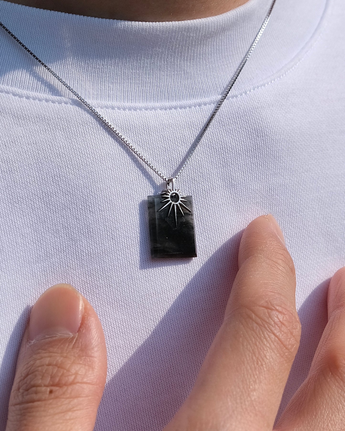 Still Ink - Jade Pendant