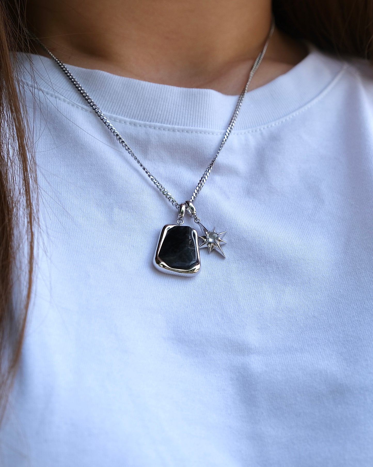 Nocturne Duo - Jade Pendant