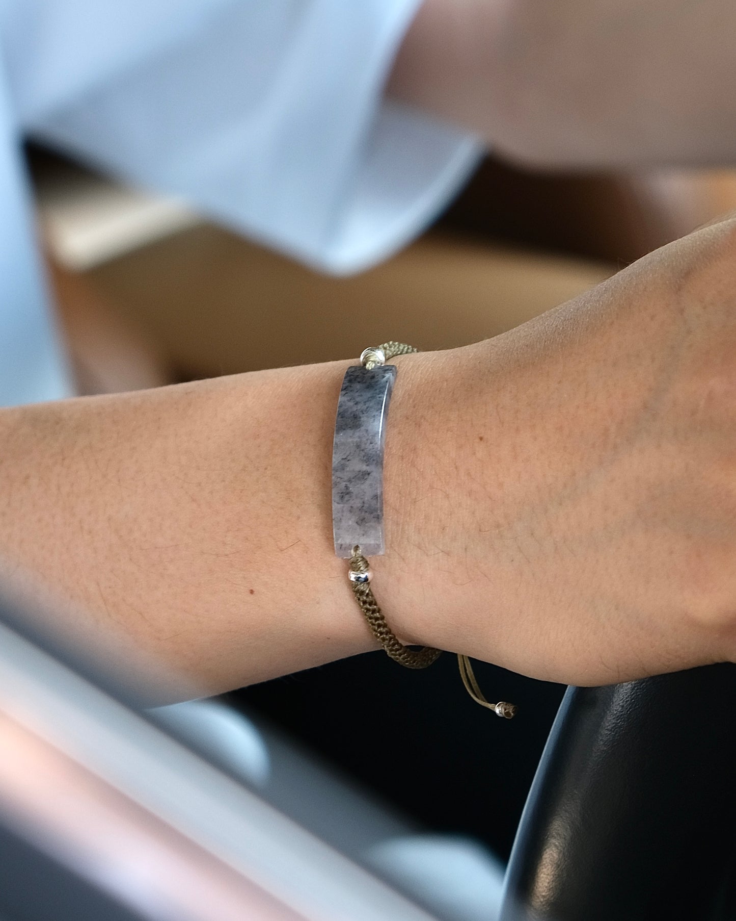 Mo Yun Curved - Jade Bracelet
