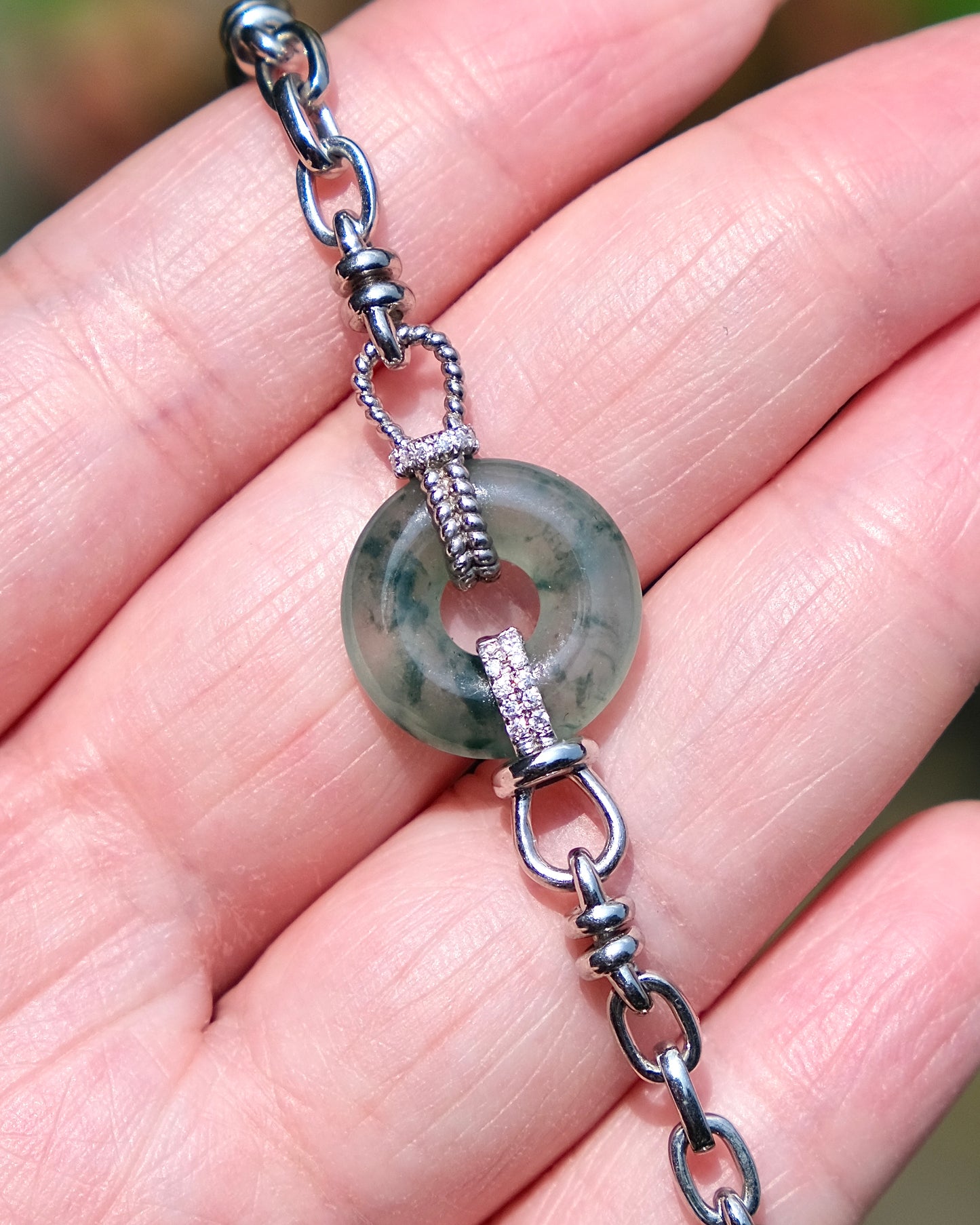Axis Jade Bracelet (S925 Silver)