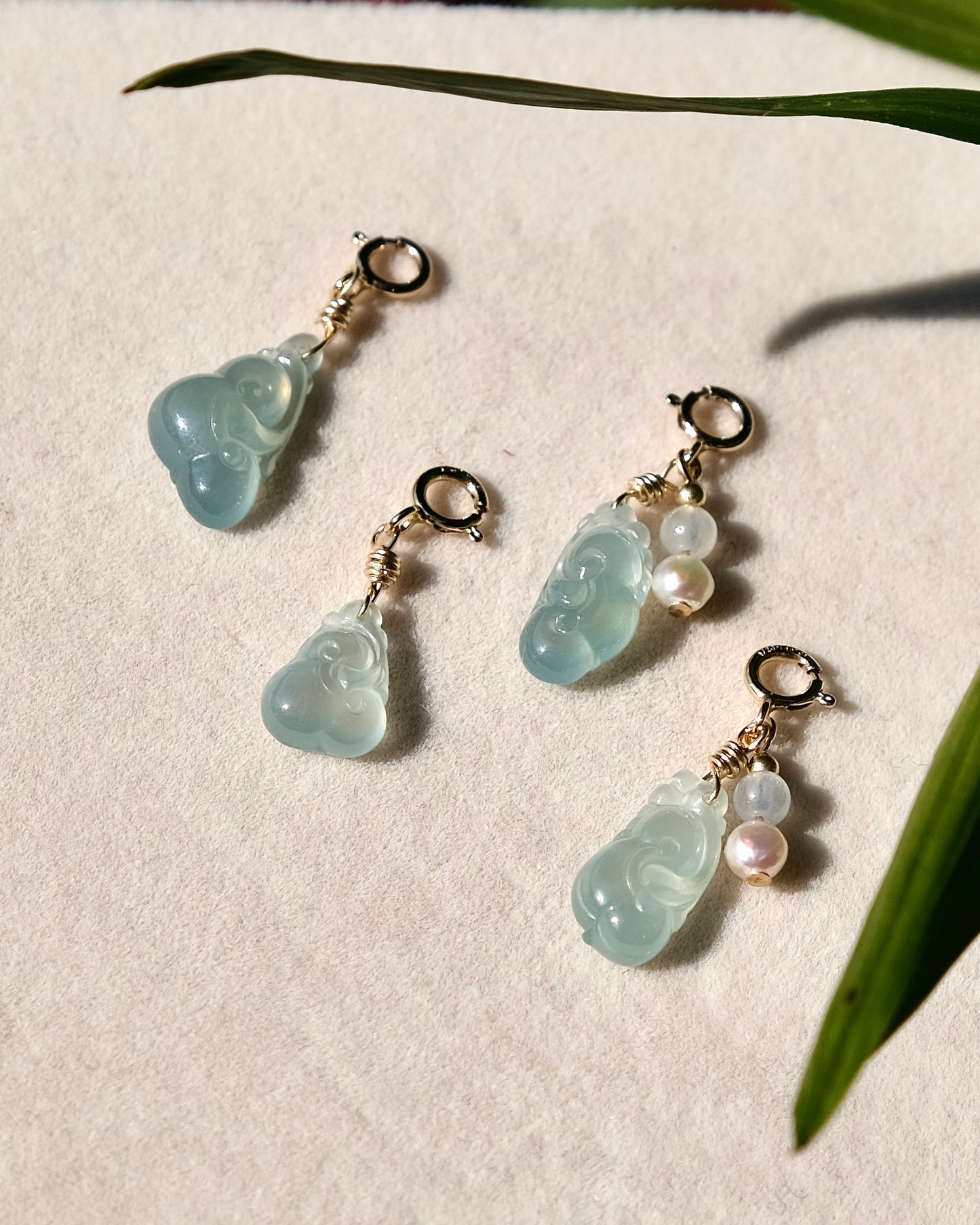 Ruyi in Mist - Jade Pendant