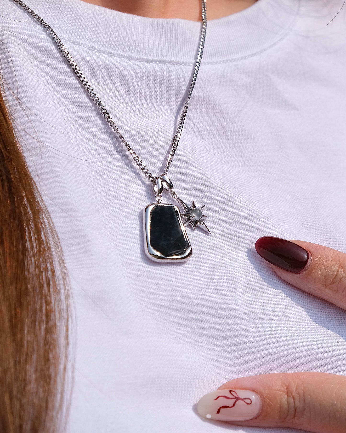 Nocturne Duo - Jade Pendant