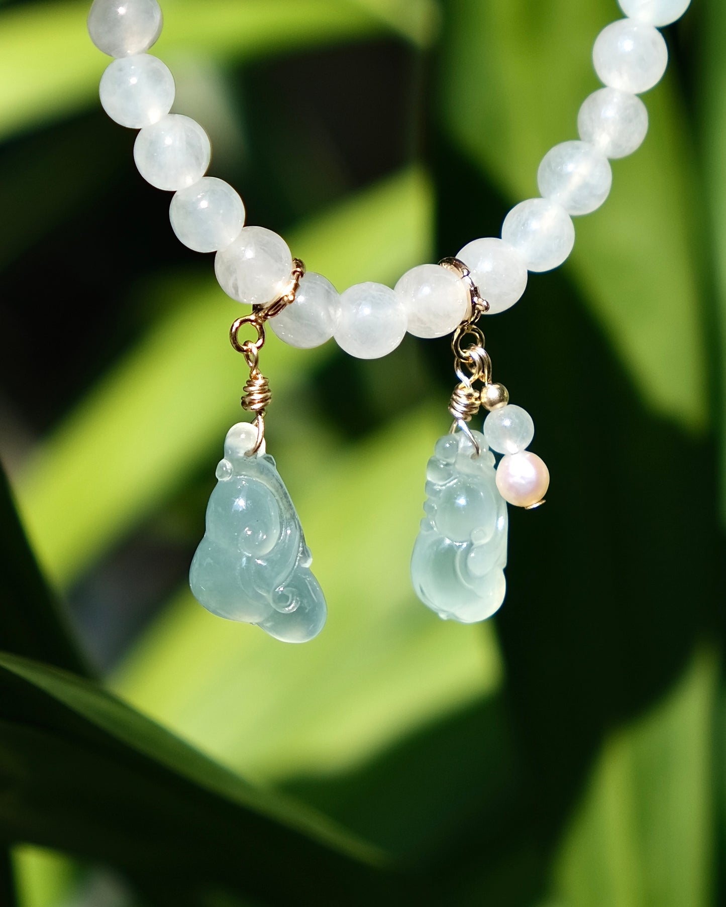 Ruyi in Mist - Jade Pendant