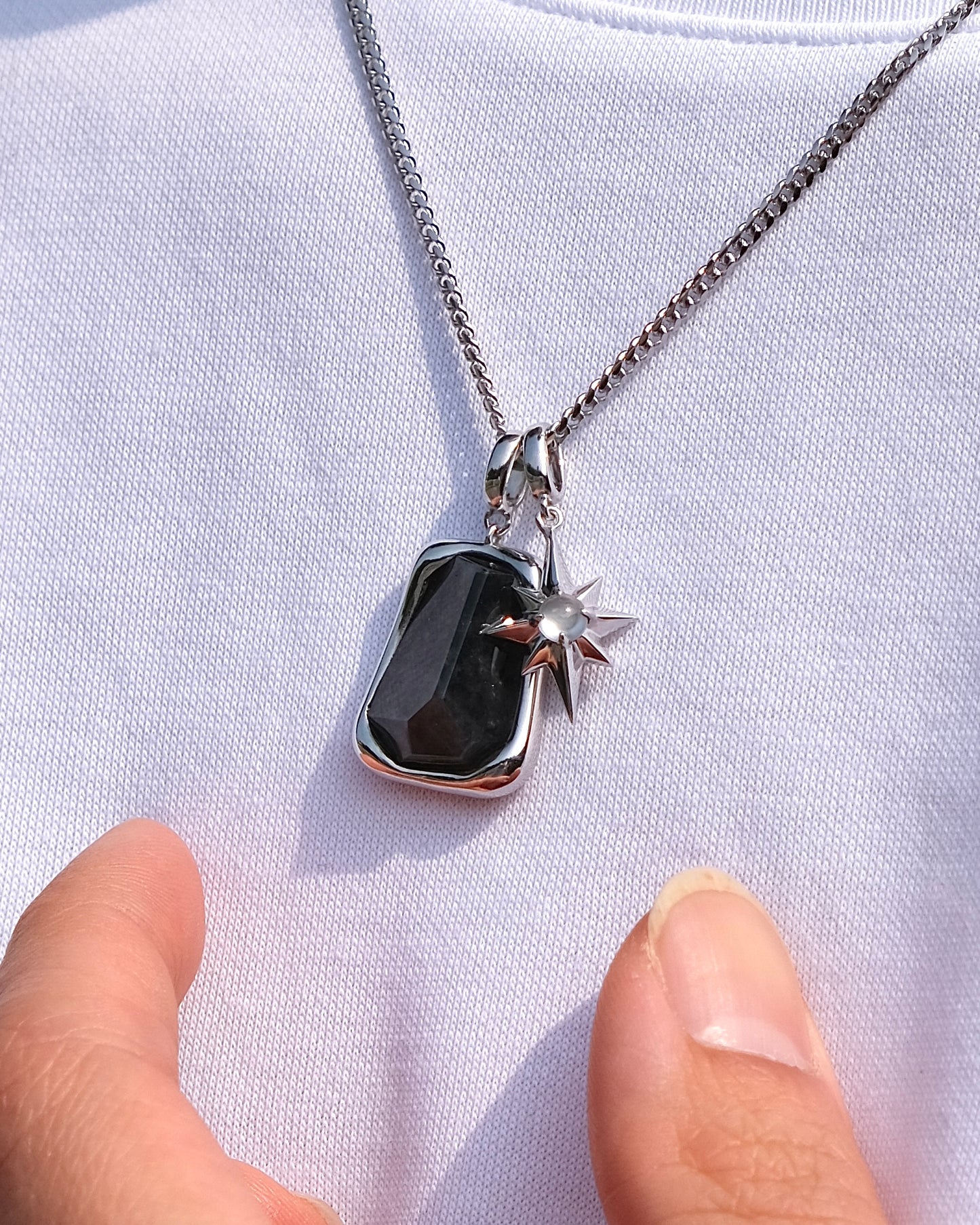 Nocturne Duo - Jade Pendant