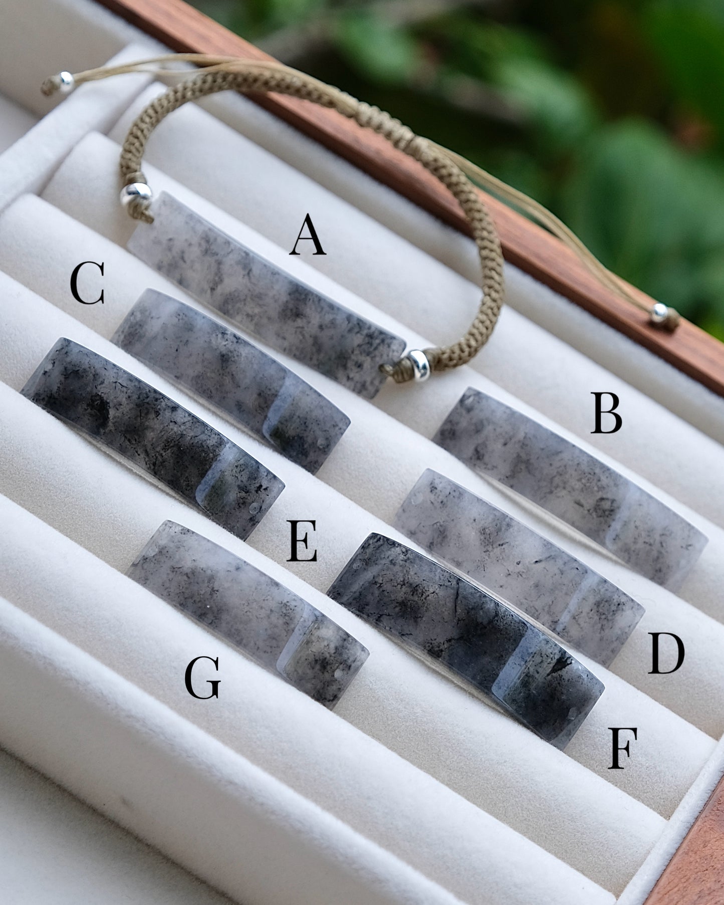 Mo Yun Curved - Jade Bracelet